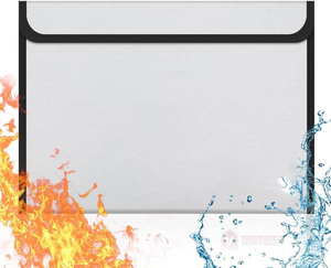 Bofon 15 \ "X 11 \" Brandwerende Documenttas Met Ritssluiting Waterdicht Geld/Sieradenkluis Opslag Brandwerende Bestand Tablethouder - Product Image 1