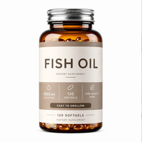 Gélules d'huile de poisson à formule personnalisée, oméga-3 EPA DHA, soutient le système immunitaire, usage quotidien pour adultes, en vrac