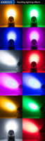 Projecteur LED Wash Par Shehds 7x18W RGBWA+UV Mini Moving Head pour DJ