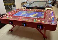 Table de jeu de pêche pliable 55 pouces pour 8 à 10 joueurs avec cadre métallique et prise en charge de la langue anglaise
