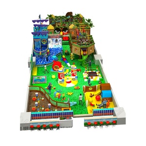 Jungle <b>Indoor</b> Playground,triple <b>Slide</b> Ball Pit Carousel,rollers,jumping Soft Play Set,Factory Price,10*10*3m 100sqm 1076sqft - Product Image 6