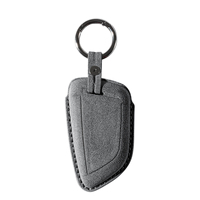 Étui de protection pour clé de voiture en Alcantara Premium Xingcong, remplacement de la coque de clé pour BMW Série 3/4/5/6/7 X3 X5 X6 Z4
