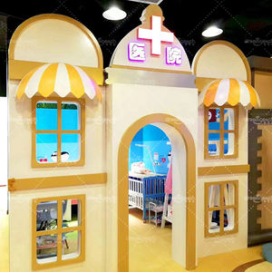 Dream Catch Custom Mini Town Área <span class=keywords><strong>de</strong></span> juegos <span class=keywords><strong>de</strong></span> rol para niños pequeños Sala <span class=keywords><strong>de</strong></span> juegos suave Respetuoso con el medio ambiente 60 metros cuadrados Parque infantil interior - Product Image 3