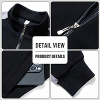 Veste de baseball respirante à manches longues, lavée aux enzymes, unisexe, pour le travail, les supermarchés, l'entretien des propriétés, ensemble complet de vêtements professionnels