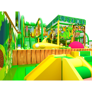 Aire de jeux intérieure de haute qualité pour enfants, grands toboggans, aire de jeux pour maternelle, thème forêt, château malicieux, aire de jeux intérieure - Product Image 2
