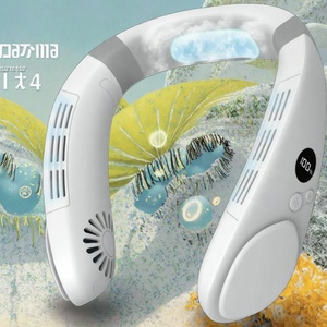 Aire Acondicionado Portátil para Cuello con Batería de 4400mAh, Ventilador Personal de 3 Velocidades, Motor sin Escobillas, para Uso en Auto, Regalo de Verano para Hombres - Product Image 1