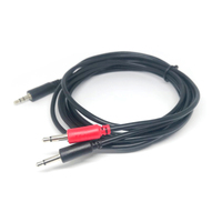 3.5mm STEREO à 3.5mm Mono Jack Y Splitter Cable Eurorack Patch Cables pour synthétiseurs modulaires