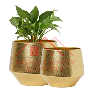 2025 Hot Selling Decorative Brass Planter Best Selling Brass Planter Round Decorative - Product Image 4