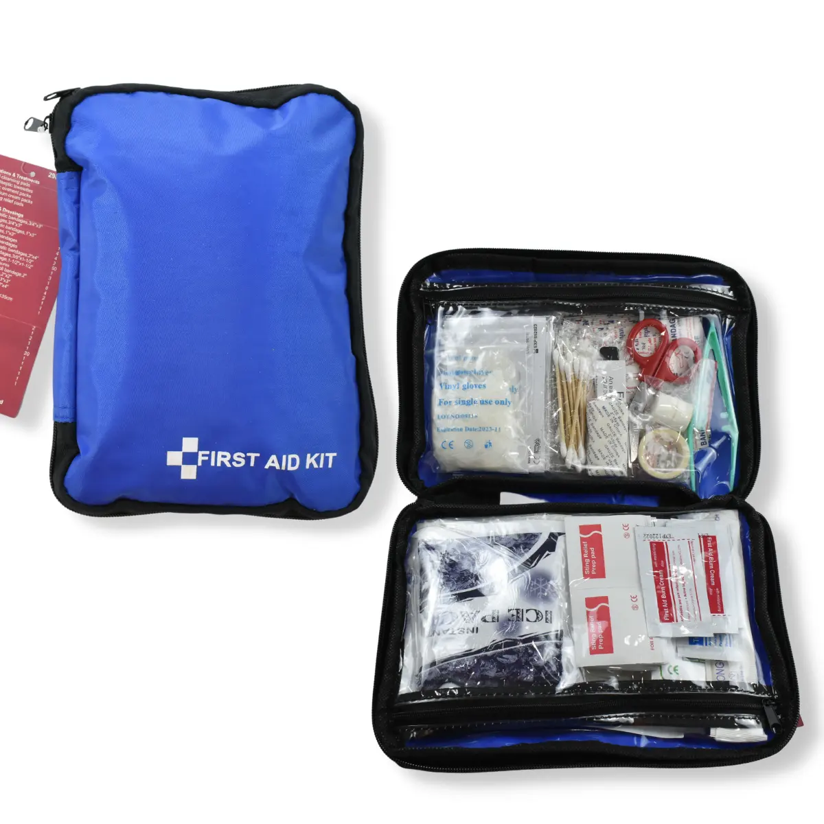 Answrand 사용자 정의 290 조각 가정 여행 사무실 자동차 응급 키트 응급 의료 용품 의료 가방 응급 처치 키트
