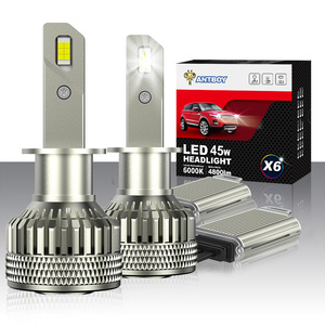 Faros de coche de iluminación auxiliar, 50W, 5000 lúmenes, <span class=keywords><strong>K6</strong></span>, H7, H4, H1, H3, H11, 9005, 9006, amarillo, verde, delantero - Product Image 1
