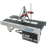 Machine de codage jet d'encre TIJ haute vitesse 120 m/min, réglable, 600 DPI, 12,7 mm, pour la date de péremption et le numéro de lot des produits alimentaires et chimiques quotidiens