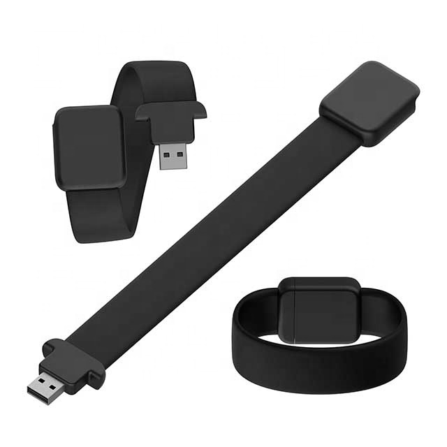 Factory Provide 2022 New Design Bracelet LED USB Flash Drive Custom Logo USB Pendrive 16gb Flash Drive for Gift