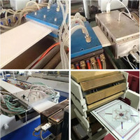 Machine de fabrication de panneaux de plafond en PVC Ligne d'extrusion de panneaux muraux et de plafonds à bande argentée blanche brillante