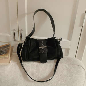 Bolso de hombro estilo Maillard vintage para mujer, bolso de axila estilo Y2K, bolso tote de cuero PU de lujo para mujer - Product Image 3