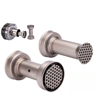 Silencieux d'échappement de moto en acier inoxydable, diamètre 51 mm, insert silencieux simple/double sortie avec ajustement universel