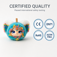 Poupée interactive en peluche de style chinois pour filles, animal en peluche intelligent parlant avec WiFi, chat vocal, capteur tactile et expressions