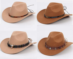 <span class=keywords><strong>Sombrero</strong></span> de jazz retro británico Unisex para <span class=keywords><strong>Amazon</strong></span> Flat Top Hat con estilo de caballero <span class=keywords><strong>Sombrero</strong></span> de fieltro de color sólido para Four Seasons Source - Product Image 4