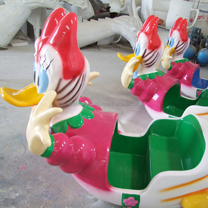 Balade en avion à autocontrôle pour attraction de parc d'attractions intérieur/extérieur pour enfants en fibre de verre durable et en métal - Product Image 5