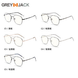 Nouvelles montures de lunettes en acier inoxydable pour femmes, verres transparents noirs, protection contre la lumière bleue, lunettes de lecture plano, à ressort - Product Image 3