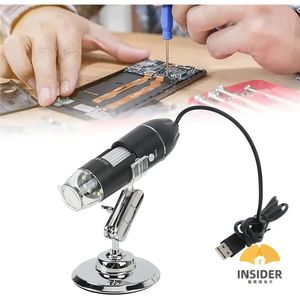 <span class=keywords><strong>Microscope</strong></span> numérique 1600X X4 caméra <span class=keywords><strong>3In1</strong></span> type-c USB Portable électronique pour souder loupe LED pour la réparation de téléphone portable - Product Image 4