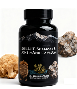 OEM ODM kapsul ekstrak Jamur lumut laut surai singa Shilajit kustom - Product Image 4
