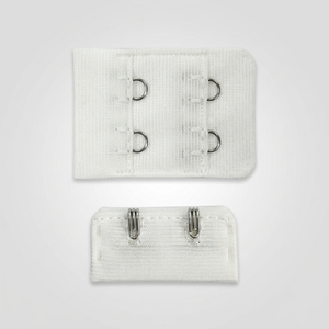 DANKING UD0212 Fermeture de remplacement pour soutien-gorge en acier inoxydable avec crochets et œillets, quincaillerie blanche pour sous-vêtements - Product Image 1