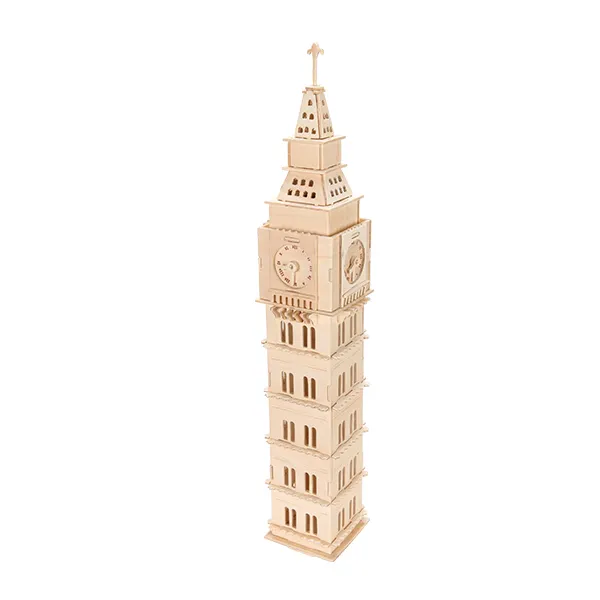 Wooden Crafts UK 3D Big Ben Models For Souvenir Miniature Building Model 3d magnetic puzzle Arts Craft Home Decor Hobbies