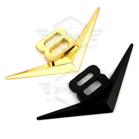 Emblème de coffre de voiture universel en métal 3D V6 V8 pour Mercedes Renault Audi Ford JEEP Toyota Cadillac Chevrolet