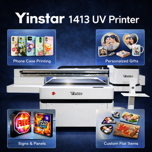 เครื่องพิมพ์ยูวีแบบแท่นราบขนาดใหญ่ Yinstar 2026 พร้อมหัวพิมพ์ I3200 สี่หัว ดีไซน์ใหม่ เครื่องพิมพ์ยูวี Eufymake E1 Impresora Uv - Product Image 3