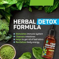 Formule personnalisée de boisson sans alcool à la menthe pure et à la chlorophylle liquide