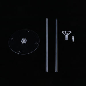 Party Love misura su misura 50cm di plastica supporto per palloncini con Base trasparente e varietà di forme per matrimoni e feste - Product Image 4