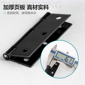 Bisagra Negra de Acero Inoxidable para Puertas Correderas - Herraje de 1 a 4 Pulgadas - Product Image 5