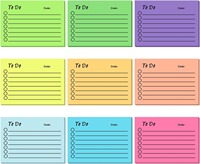 Venta Directa de Fábrica, Paquete de Notas Adhesivas Multicolores, Planificador Diario, Notas Adhesivas para la Lista de Tareas del Escritorio