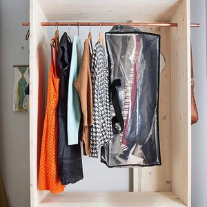 Sacs de rangement transparents robustes BSCI, extra grands, avec fermeture éclair, réutilisables, pour déménagement et transport (type sac à dos) - Product Image 6