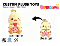 Peluche OEM de haute qualité en tissu doux pour enfants, idéale comme cadeau promotionnel d'entreprise