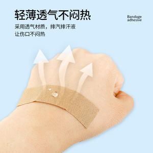 Vendaje Haishi Hainuo 70mmx18mm de Tela No Tejida, 100 Piezas, Adhesivo Médico para Cuidado de Heridas - Product Image 5