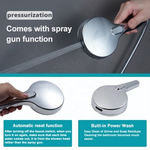 <span class=keywords><strong>Pommeau</strong></span> <span class=keywords><strong>de</strong></span> <span class=keywords><strong>Douche</strong></span> Chromé Filtrant avec Douchette à 8 Jets Amovible et Filtres Intégrés pour Eau Dure - Product Image 4