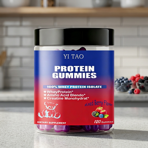 Gomitas de Proteína Veganas Sin Azúcar a Precio de Mayoreo, Gomitas de Proteína de Suero Altamente Personalizables - Product Image 1