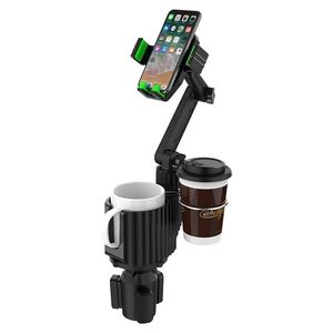 حامل أكواب للسيارة 3 في 1 قابل للتعديل مع حامل هاتف، إكسسوارات سيارات من المصنع مباشرة - Product Image 3