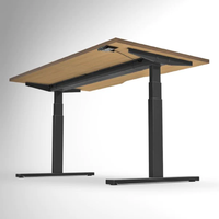 Bureau de travail moderne à hauteur réglable en acier, nouvelle tendance, pour un bureau debout électrique
