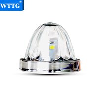 Feu décoratif de camion, étanche IP65, universel, LED rotatif, en verre, type pastèque, marqueur lumineux, lampe de signalisation pour camion et remorque