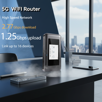 Router Karbor WiFi 4G 5G MiFi de Doble Banda, Desbloqueado para Bandas Globales, Dispositivo Portátil con Soporte VoIP y WEP