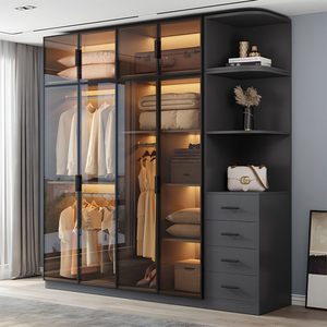 Fabbrica Design moderno <span class=keywords><strong>camera</strong></span> <span class=keywords><strong>da</strong></span> <span class=keywords><strong>letto</strong></span> Organizer vestiti <span class=keywords><strong>armadio</strong></span> <span class=keywords><strong>armadio</strong></span> <span class=keywords><strong>armadio</strong></span> armadi <span class=keywords><strong>in</strong></span> <span class=keywords><strong>legno</strong></span> per negozio di vestiti - Product Image 4
