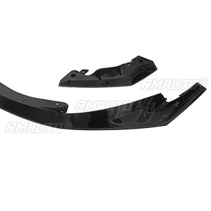 Front Bumper Lip Spoiler for BMW M3 M4 G80 G82 2020-2023 Glossy Black Front Bumper Protector Lower Blade <b>Splitter</b> Car Styling - Product Image 5