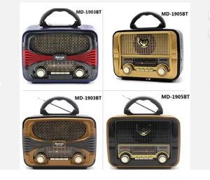 Kemai Retro <span class=keywords><strong>Bluetooth</strong></span> đài phát thanh MD-1903BT di động, không dây BT, USB/<span class=keywords><strong>SD</strong></span> thẻ, FM/AM/SW ban nhạc, pin có thể sạc lại, AC/DC đầu vào - Product Image 6