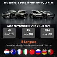 Lector de Códigos de Auto CGSULIT SC103, Diagnóstico de Luz de Advertencia del Motor, Comprobación de Emisiones, Escaneo de Códigos DTC, Transmisión de Datos en Tiempo Real, Prueba de Voltaje para Vehículos