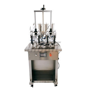 Machine de remplissage de parfum cosmétique à 4 têtes, automatique, électrique, haute précision, précision de 1 %, bouteilles/pots/sachets - Product Image 2