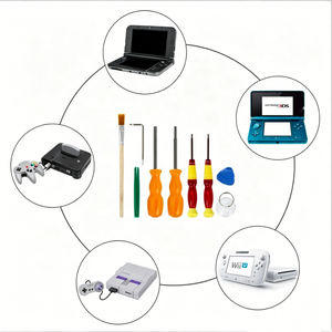 Kit d'outils de réparation 10-en-1 DIY avec tournevis de sécurité Tri-Wing Torx 3,8 mm 4,5 mm pour Nintendo Switch/N64/<span class=keywords><strong>NES</strong></span>/<span class=keywords><strong>DS</strong></span>/Wii/GBA - Product Image 6