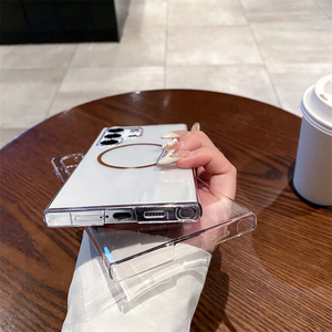 <span class=keywords><strong>2025</strong></span> trong suốt cứng nhựa siêu mỏng từ trường hợp Đối với <span class=keywords><strong>Samsung</strong></span> S25 S24 cộng với siêu s24fe rõ ràng nam châm chống sốc Bìa - Product Image 5