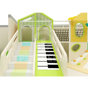Équipement de jeu pour enfants, labyrinthe, équipement de jeu intérieur souple, mini-terrain de jeu intérieur pour enfants à domicile avec trampoline - Product Image 2